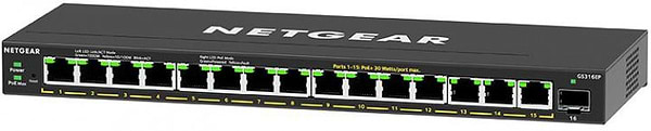 Фото - Коммутатор локальної мережі (Switch) Netgear GS316EP-100PES