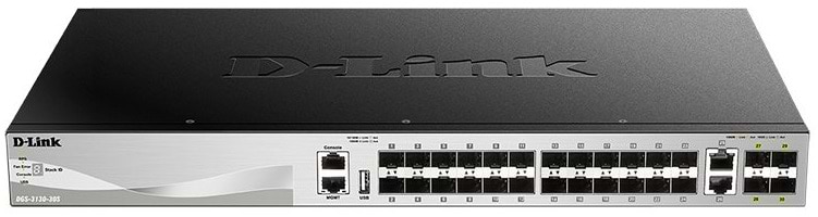 Коммутатор локальной сети (Switch) D-Link DGS-3130-30S - Фото 1