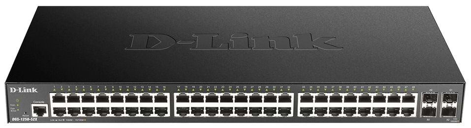 Коммутатор локальной сети (Switch) D-Link DGS-1250-52X - Фото 1