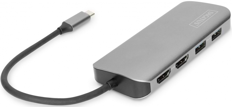 Хаб USB Digitus USB-C 8 Port (DA-70884) - Фото 1