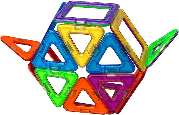 Фото - Конструктор магнитный MagPlayer 14 эл. (MPB-14)