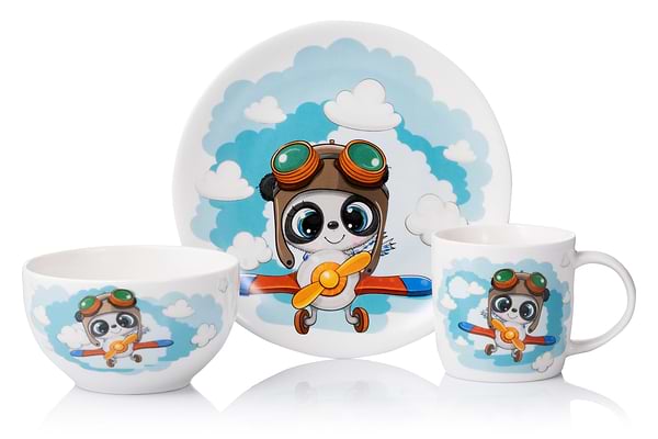 Фото - Набір дитячий 3 пр. Ardesto Panda pilot (AR3451PS)