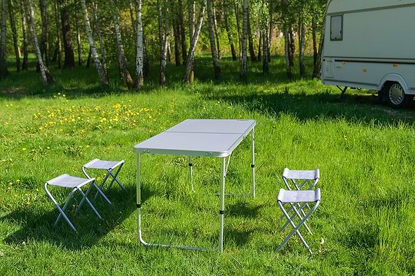 Фото - Уцінка - Складаний стіл Neo Tools з 4-ма стільцями (63-159)