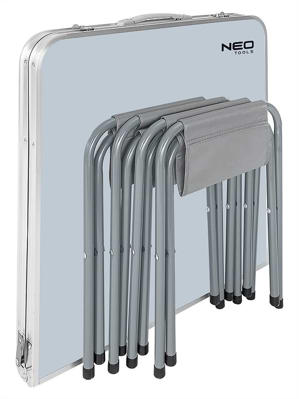 Фото - Уцінка - Складаний стіл Neo Tools з 4-ма стільцями (63-159)