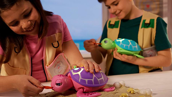 Фото - Интерактивная игрушка Silverlit Спаси Черепаху розовая (88634)