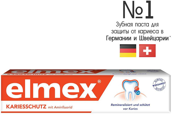 Фото - Зубная паста Colgate Elmex Защита от кариеса 75мл