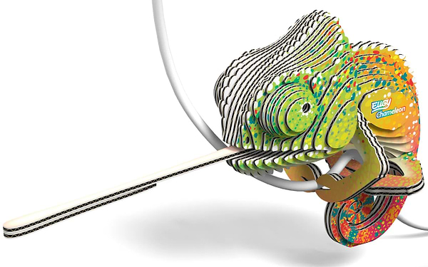 Фото - 3D пазли EUGY Зоопарк: Хамелеон (XEG-075)