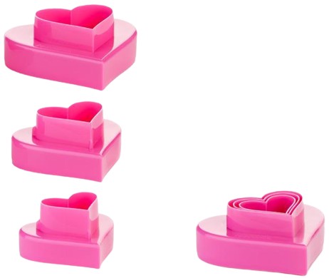 Фото - Набор форм для печенья tescoma 630862 Сердечки Delicia