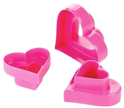 Фото - Набор форм для печенья tescoma 630862 Сердечки Delicia