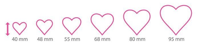 Фото - Набор форм для печенья tescoma 630862 Сердечки Delicia