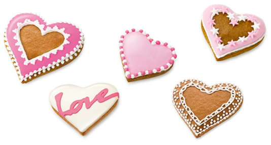 Фото - Набор форм для печенья tescoma 630862 Сердечки Delicia