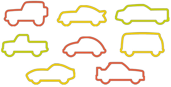 Набор форм для печенья tescoma 630927 Delicia Kids 8 шт. - Фото 1