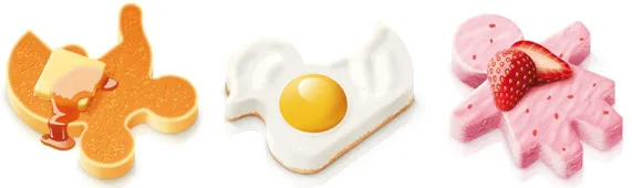 Фото - Набор форм для печенья tescoma 630950 Delicia Kids