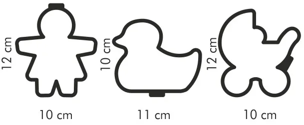 Фото - Набор форм для печенья tescoma 630950 Delicia Kids