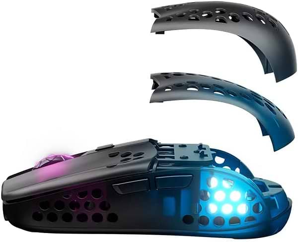 Фото - Миша бездротова ігрова Xtrfy MZ1 RGB WL Black
