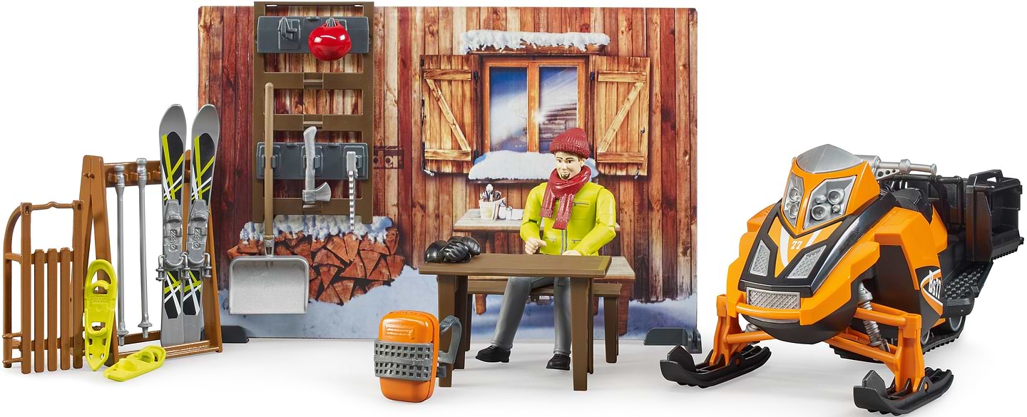 Игровой набор микс BRUDER Лыжная станция (41200) - Фото 1