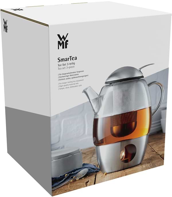 Фото - Чайник заварочный WMF 631096030 SmarTeaс подставкой для подогрева 1 л