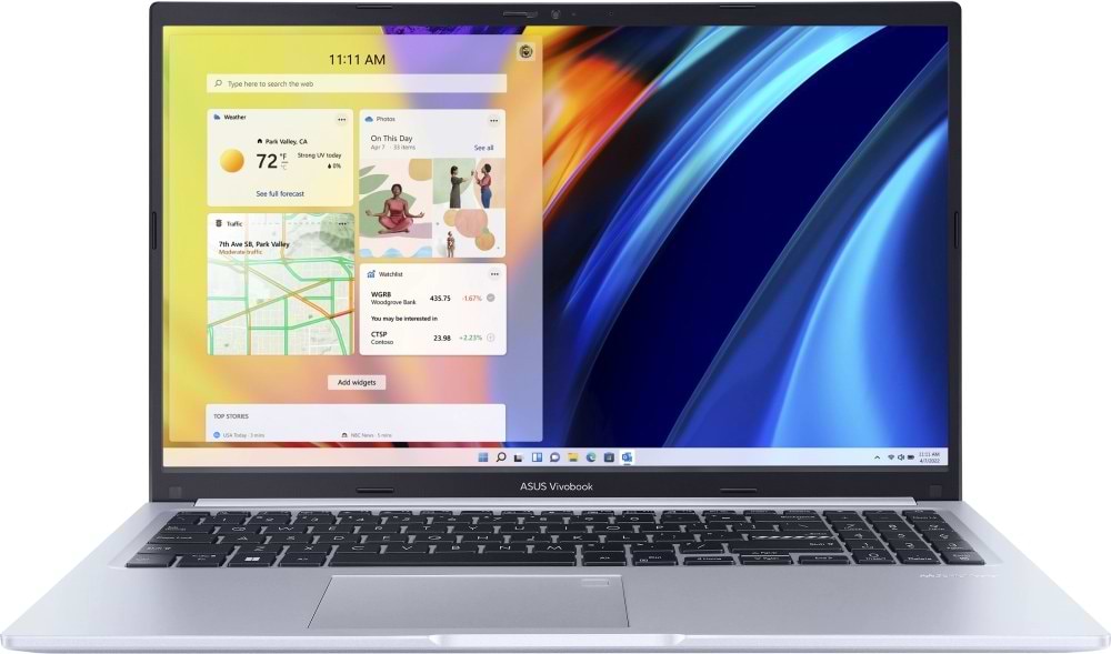 Ноутбук Asus Vivobook 15 M1502YA-BQ347 Cool Silver - Фото 1