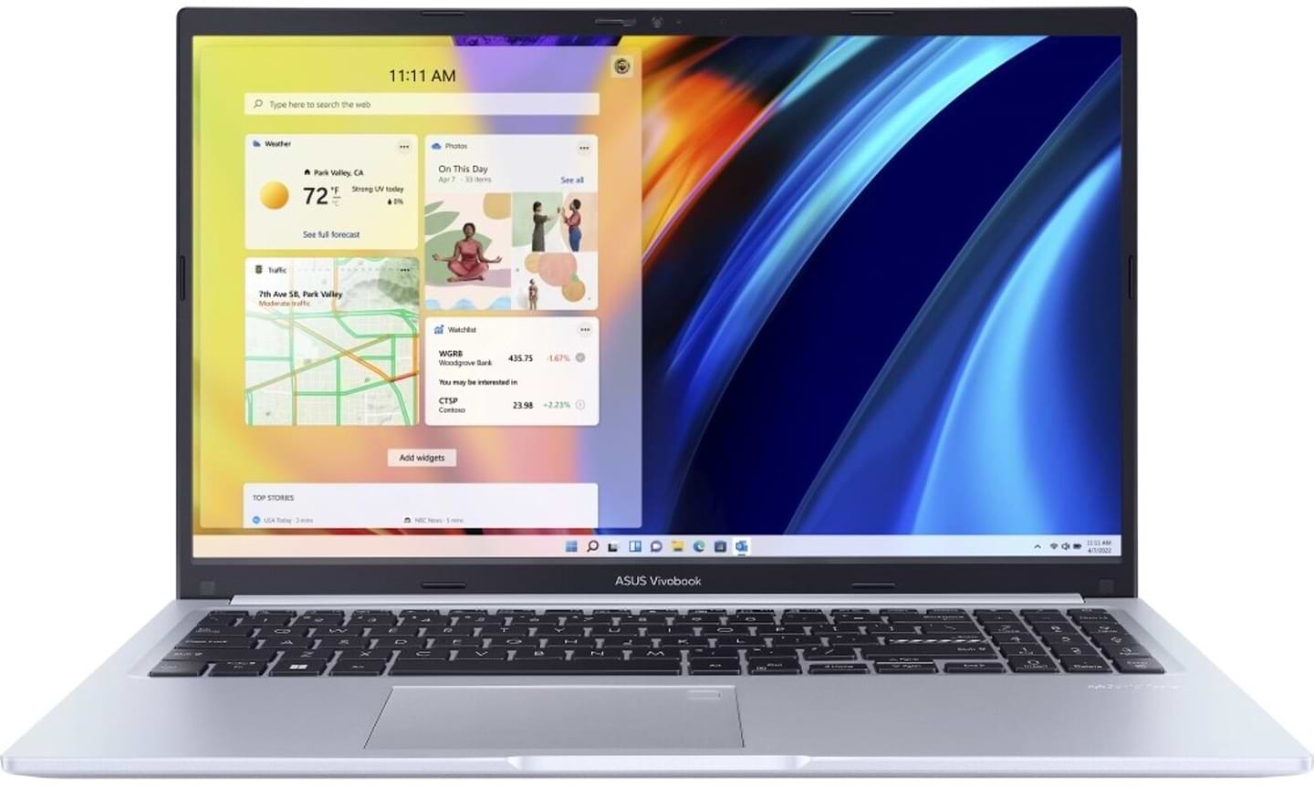 Ноутбук Asus Vivobook 15 M1502YA-BQ355 Cool Silver - Фото 1