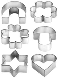 Набор форм для печенья tescoma 631380 Delicia 6 шт - Фото 1