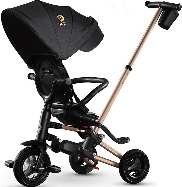 Фото - Триколісний велосипед Qplay S700Gold+Rubber