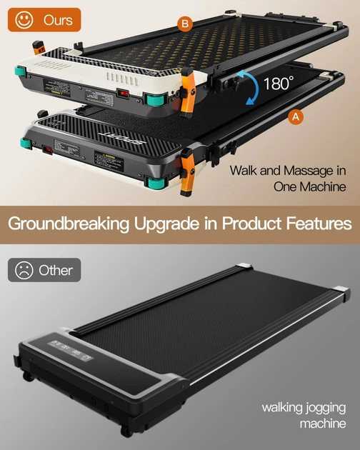 Фото - Бігова доріжка AKLUER 520A-B з функцією масажу