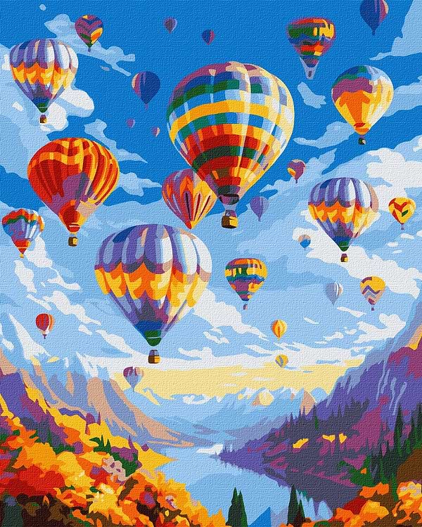 Фото - Картина за номерами Ideyka "Магічний політ" 40х50см (KHO6332)