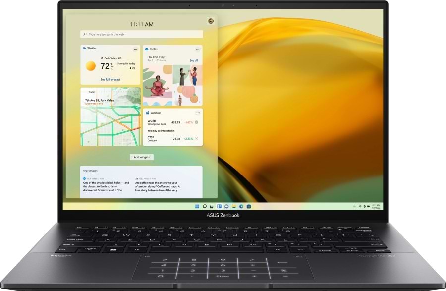 Ноутбук Asus Zenbook 14 UM3402YA-KM750 Jade Black - Фото 1