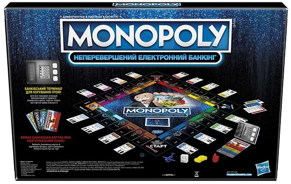 Фото - Настільна гра стратегічна (8+) Hasbro Монополія Бонуси без кордонів - українська версія (E8978)
