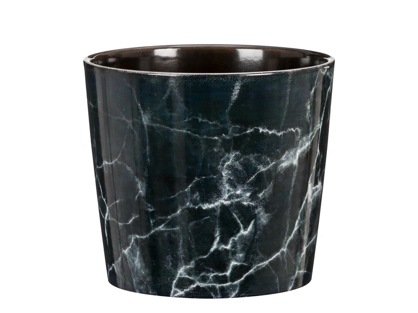 Кашпо Scheurich Texture 15“ черный (63387)