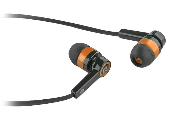 Фото - Наушники вкладыши Defender Pulse 420 Orange/Black (63420)