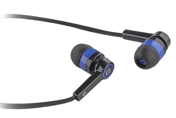 Фото - Навушники вкладиші Defender Pulse 420 Black/Blue (63423)