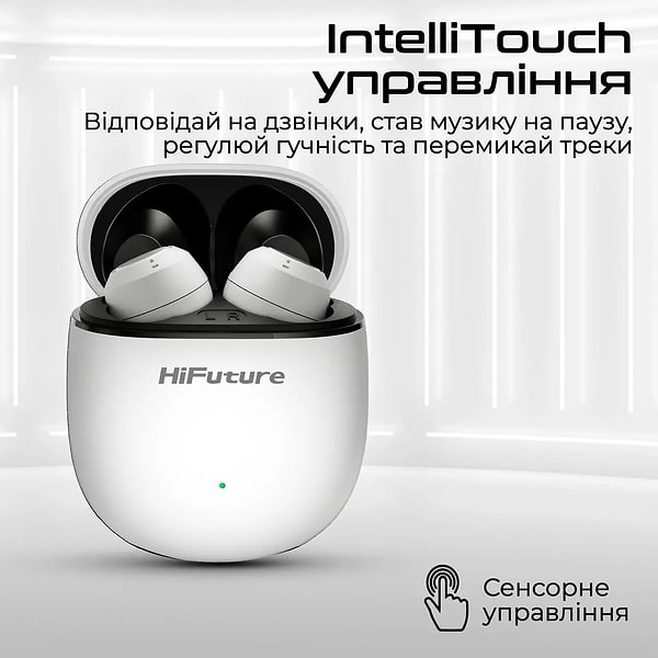 Фото - Навушники вкладиші бездротові TWS HiFuture olymbuds3.white
