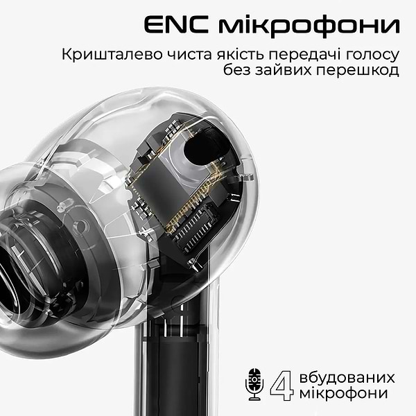 Фото - Наушники вкладыши беспроводные TWS HiFuture sonicair.black