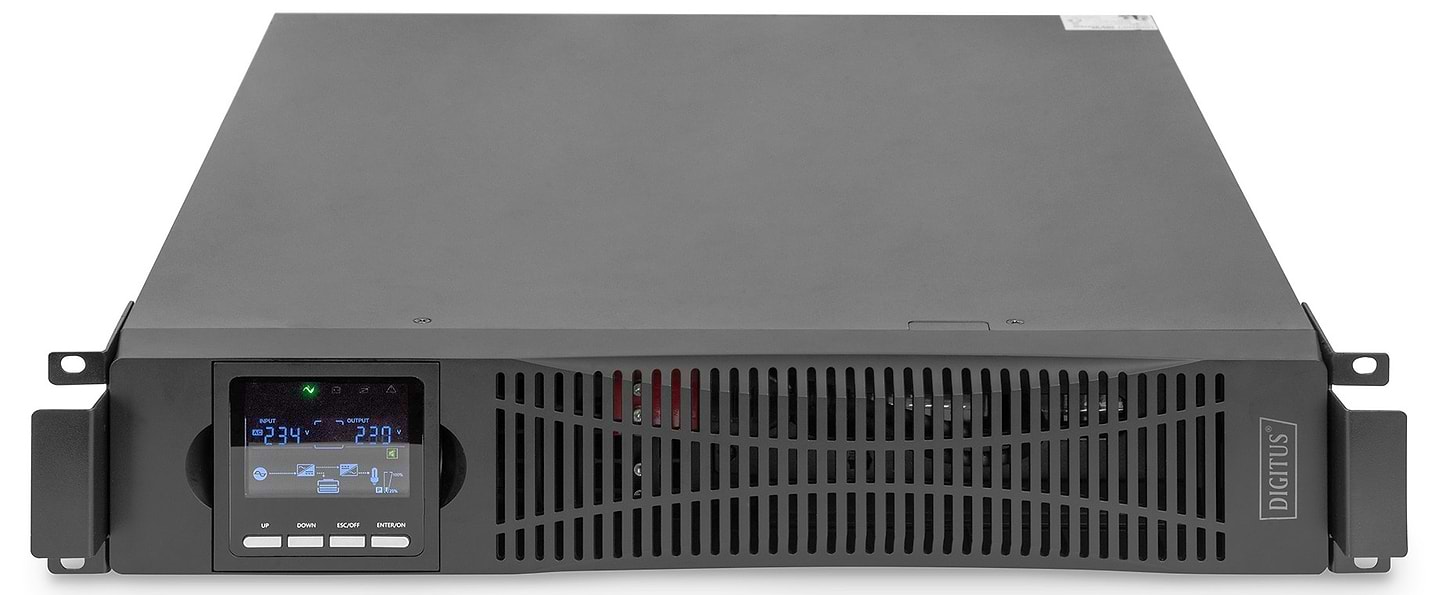 Джерело безперебійного живлення Digitus 1500VA/1500W,LCD,8xC13,RJ45,RS232,USB (DN-170094)