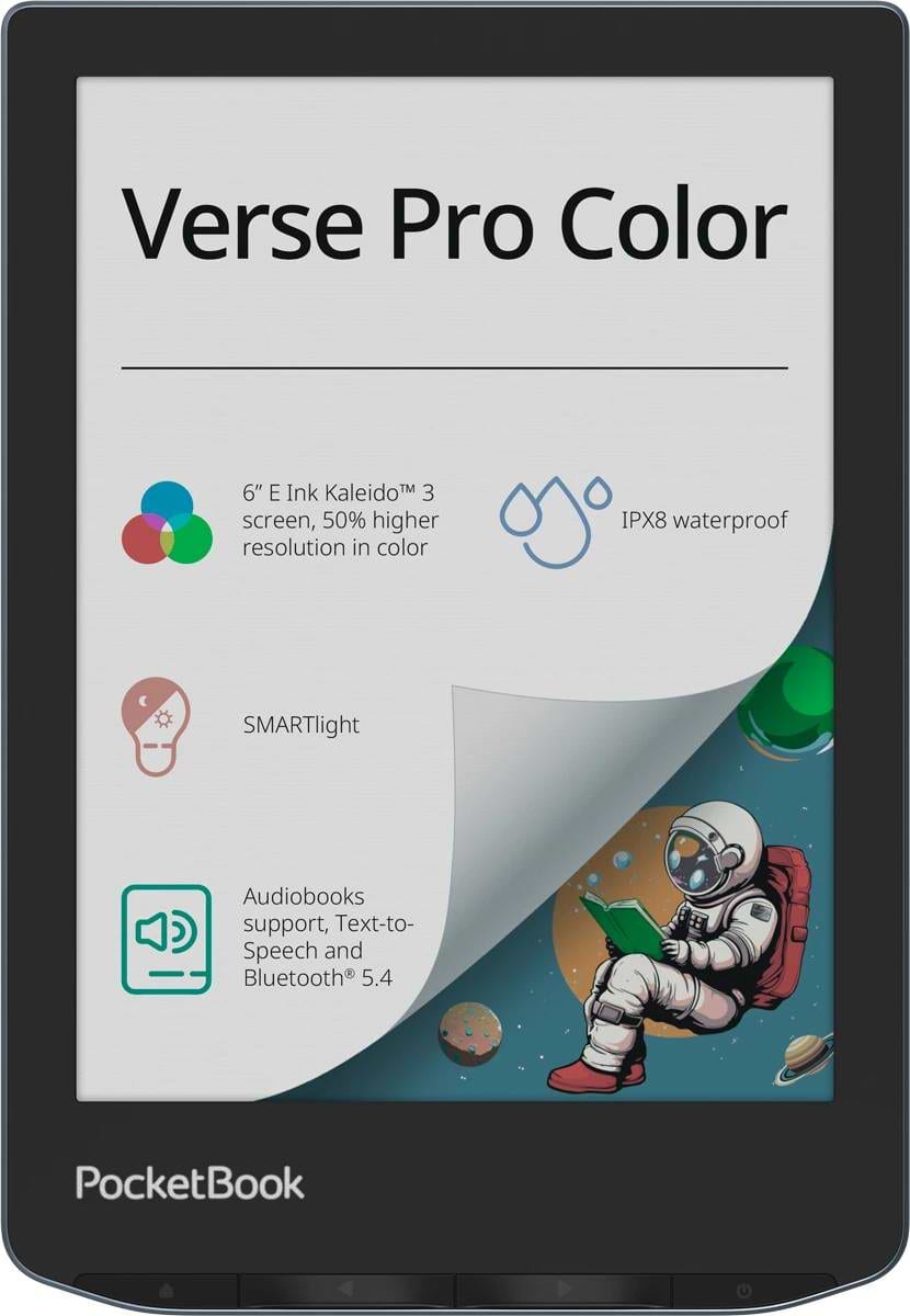 Електронна книга PocketBook 634 Verse Pro Color Stormy Sea (PB634K3-1-CIS) - Фото 1