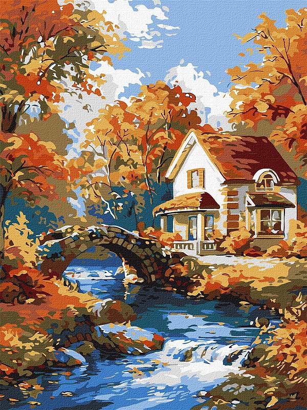 Фото - Картина за номерами Ideyka Затишок у природі ©art_selena_ua 30х40 см (KHO6354)