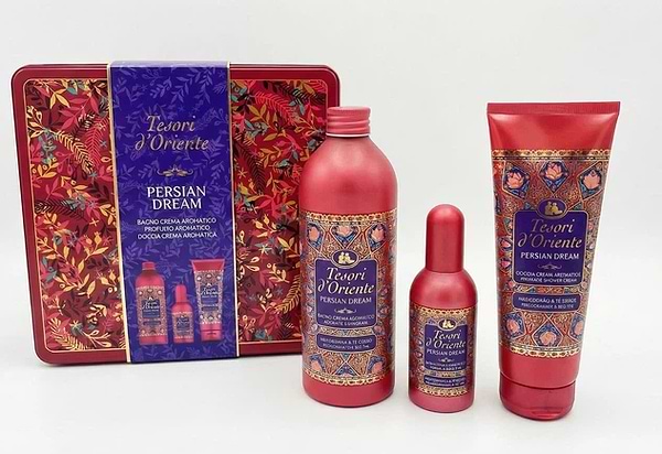 Фото - Подарунковий набір для догляду за тілом Tesori d'Oriente METAL BOX ПЕРСІЯ (8008970060316)