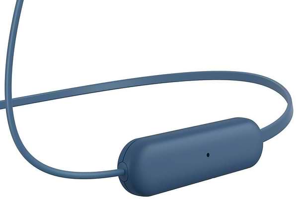 Фото - Навушники вкладиші бездротові Sony WI-C100 Blue (WIC100L.CE7)