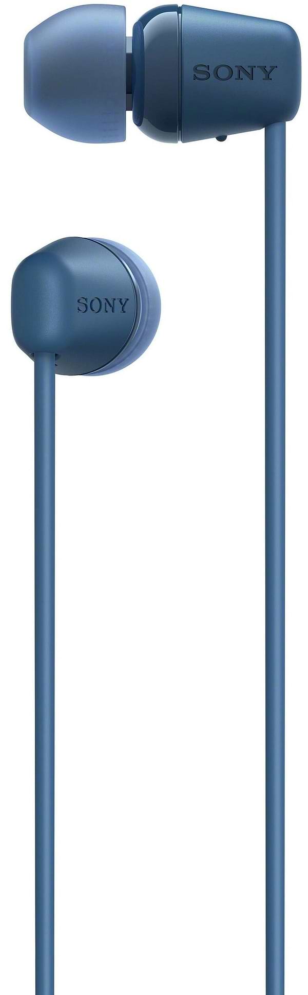 Фото - Навушники вкладиші бездротові Sony WI-C100 Blue (WIC100L.CE7)