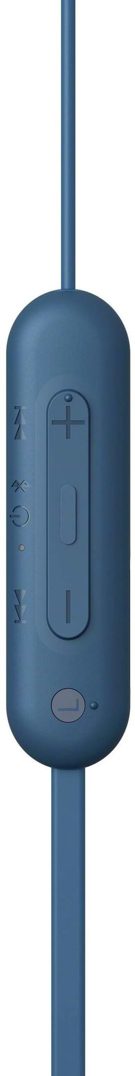 Фото - Навушники вкладиші бездротові Sony WI-C100 Blue (WIC100L.CE7)