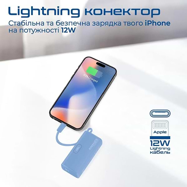 Фото - Батарея мобильная Promate 5000mAh (nanopack-5.navy)