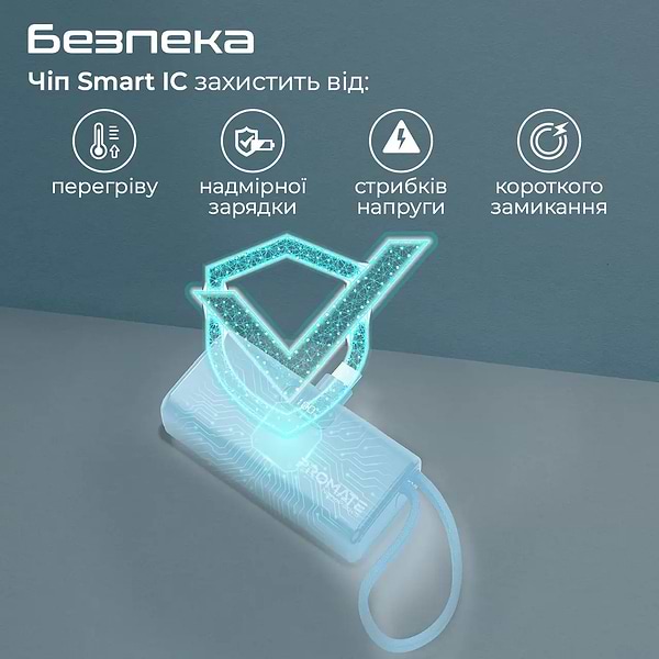 Фото - Батарея мобильная Promate 5000mAh (nanopack-5.navy)