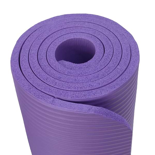 Фото - Килимок для йоги та фітнесу TECOFIT NBR 183x61x1 см Фіолетовий +чохол-сумка у подарунок (TOP20106462/6)
