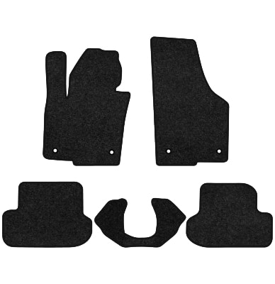 Коврики ворсовые в салон авто EVAtech Premium для Volkswagen Beetle 2011-2019 2 поколение Cabrio EU черный кант (VW11636CR5AV4VPB)