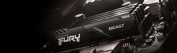 Фото - Уцінка - Память DDR Kingston 2x16GB DDR4 3733 Fury Beast Black (KF437C19BB1K2/32)