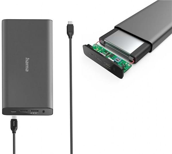 Фото - Батарея мобильная Hama Power Bank 26800 mAh (00200012)