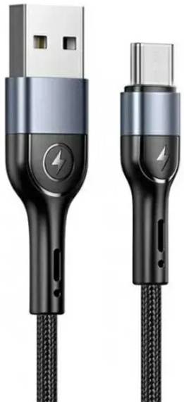 Кабель синхронізації даних Usams USB Type-A - Type-C 2A 1m Black (SJ449USBSG01)