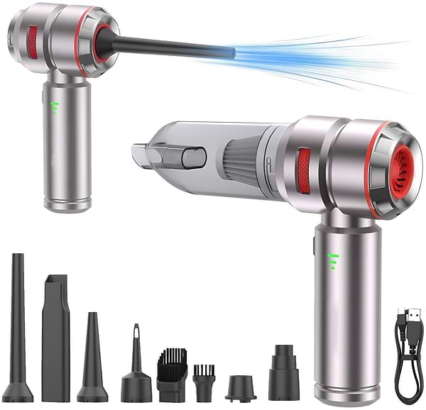 Фото - Автомобільний пилосос Suitu ST-6659 Silver Red