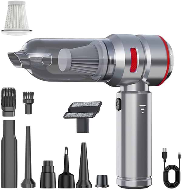 Фото - Автомобільний пилосос Suitu ST-6659 Silver Red